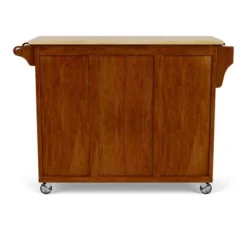 Create - A - Cart Kitchen Cart With Natural Top Cherry - Homestyles -Baxton Home Shop GUEST 59fa9589 91a6 4136 8d3f 2ef3d305f0ce