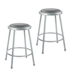 2pk Heavy Duty Vinyl Padded Steel Barstool Gray - Hampden Furnishings 18 2pk Heavy Duty Vinyl Padded Steel Barstool Gray - Hampden Furnishings -Baxton Home Shop GUEST 5a13f551 842c 411c bdbc 41f467774a54