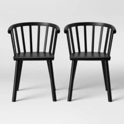 Set Of 2 Balboa Barrel Back Dining Chair - Threshold™ -Baxton Home Shop GUEST 5b302639 53b5 4513 a95d c0fd0a16fe73
