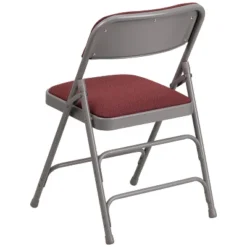 Flash Furniture 2 Pack HERCULES Series Curved Triple Braced & Double Hinged Fabric Upholstered Metal Folding Chair -Baxton Home Shop GUEST 5bdec683 1e13 4b6a 9988 de5e444333f0 1