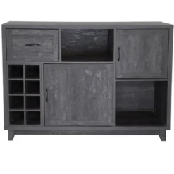 FC Design 52"W Sideboard Storage Cabinet With Wine Racks, Storage Cabinets, Drawer, Large Dining Server Cupboard Buffet Table 17 FC Design 52"W Sideboard Storage Cabinet With Wine Racks, Storage Cabinets, Drawer, Large Dining Server Cupboard Buffet Table -Baxton Home Shop GUEST 5c42b2e7 d78e 41bb 91c3 784605e9e033