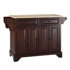 Lafayette Wood Top Full Size Kitchen Island/Cart Mahogany - Crosley -Baxton Home Shop GUEST 5d695574 aef3 4c7d 83ae bbf199a408a0