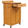 Wood Kitchen Cart In Natural Birch In Brown - Catskill Craftsmen -Baxton Home Shop GUEST 5d82e610 c9d8 477e 918f 462a0e3e715a
