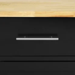 Full Savannah Wood Top Kitchen Island Cart Black/Natural - Crosley -Baxton Home Shop GUEST 5df91d72 d0e1 4e65 8346 a9279e3714da 1