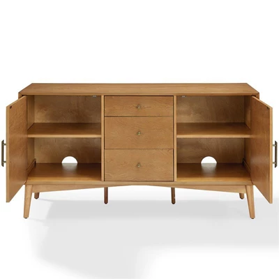 Wood Buffet In Acorn Brown-Pemberly Row 11 Wood Buffet In Acorn Brown-Pemberly Row - Image 9