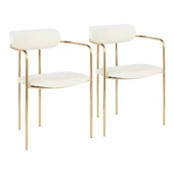 Set Of 2 Demi Contemporary Chair - LumiSource -Baxton Home Shop GUEST 609da174 aa89 499e 96c2 7f8736536061