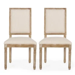 2pk Regina French Country Wood Upholstered Dining Chairs - Christopher Knight Home 26 2pk Regina French Country Wood Upholstered Dining Chairs - Christopher Knight Home -Baxton Home Shop GUEST 61d53121 f578 4a34 bc16 813eb93567d7