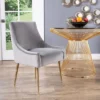 Beverly Velvet Dining Chair Gray - Abbyson Living -Baxton Home Shop GUEST 65788d7a 890b 4ad7 9b04 a6d0b4d45df5