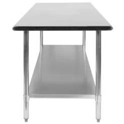 Flash Furniture Stainless Steel 18 Gauge Prep And Work Table With Undershelf - NSF Certified -Baxton Home Shop GUEST 667ec627 d501 4ce3 984d adc4099be245