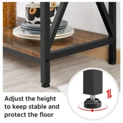 Yaheetech 5-Tier Kitchen Baker's Rack Utility Storage Shelf With 5 Shelves & Adjustable Feet -Baxton Home Shop GUEST 670275b2 7efc 447e baca d9a886a8c1f9