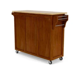 Create - A - Cart Kitchen Cart With Natural Top Cherry - Homestyles -Baxton Home Shop GUEST 6760fc61 ad92 4242 bc17 3a907f899a98