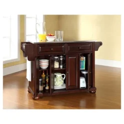 Alexandria Stainless Steel Top Kitchen Island - Crosley -Baxton Home Shop GUEST 6778613e 8a42 454b b048 59cc725af82c
