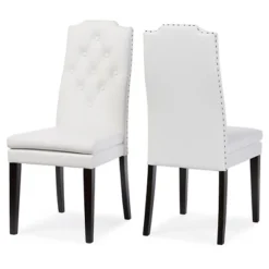 Set Of 2 Dylin Modern And Contemporary Faux Leather Dining Chairs - Baxton Studio 11 Set Of 2 Dylin Modern And Contemporary Faux Leather Dining Chairs - Baxton Studio -Baxton Home Shop GUEST 67d6230e 066b 4c48 945e fe51062dc93e