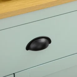 HOMCOM 71" Freestanding Pantry, Kitchen Buffet With Hutch, Modern Storage Cabinet With Drawers, Glass Doors, And Adjustable Shelves, Light Blue -Baxton Home Shop GUEST 682aeabe 9e32 4c0f ad36 689af633ddc9