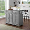Alexandria Stainless Steel Top Kitchen Island/Cart Gray/Stainless Steel - Crosley -Baxton Home Shop GUEST 683be551 98c6 4e07 992a 9de1acb84a3c