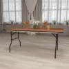 Emma And Oliver 6-Foot Rectangular Wood Folding Banquet Table With Clear Coated Finished Top 2 Emma And Oliver 6-Foot Rectangular Wood Folding Banquet Table With Clear Coated Finished Top -Baxton Home Shop GUEST 68d65415 4665 48a2 a75a b00f04b01233