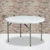 Flash Furniture 4-Foot Round Granite White Plastic Folding Table -Baxton Home Shop GUEST 696c30fa 9cca 4103 8cb4 1a7cc42e4274
