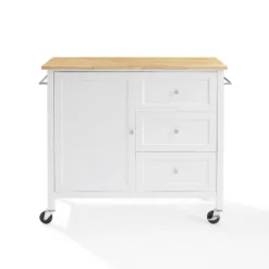 Soren Wood Top Kitchen Island/Cart Natural/White - Crosley 23 Soren Wood Top Kitchen Island/Cart Natural/White - Crosley -Baxton Home Shop GUEST 69e45705 790f 4d38 b6ae d59b5e3d8b72