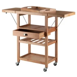 Barton Kitchen Cart Bamboo Natural - Winsome