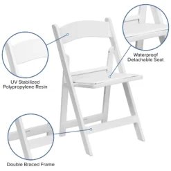 Flash Furniture Hercules™ Folding Chair - Resin– 2 Pack 1000LB Weight Capacity Event Chair -Baxton Home Shop GUEST 6e31029b 3dea 4039 b138 f76918b94d9d
