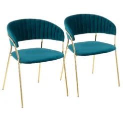 Set Of 2 Tania Contemporary Glam Chairs - LumiSource -Baxton Home Shop GUEST 6e3c3c4f f6bc 43de 99c4 a5b75f0a85e6