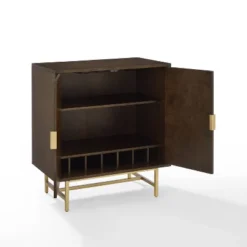 Blair Bar Cabinet Dark Brown/Gold - Crosley -Baxton Home Shop GUEST 6e5e97b2 78ae 4b29 aef4 7614e99a6d7d