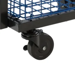 Cart System With Wheels 2 Tier Black - Atlantic