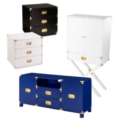 Claude Tall Bar Cabinet With Storage White/Gold - Aiden Lane -Baxton Home Shop GUEST 70d2e5e8 5ce0 42b8 9bd0 95f2d0675d85