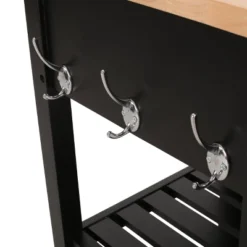 Byway Contemporary Kitchen Cart With Wheels Black/Natural - Christopher Knight Home 20 Byway Contemporary Kitchen Cart With Wheels Black/Natural - Christopher Knight Home -Baxton Home Shop GUEST 70fd5057 c07a 42a4 907e b8aae2375dda