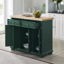 Madison Kitchen Island/Cart Emerald Green - Crosley -Baxton Home Shop GUEST 712a81e2 fdc4 4784 ab7a 668b32d93d49