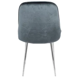 Set Of 2 Marcel Dining Chairs Chrome - LumiSource -Baxton Home Shop GUEST 726bcec3 2a7c 40c5 89b2 5fa3d38759d1