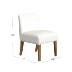 Upholstered Dining Chair Cream Boucle - HomePop -Baxton Home Shop GUEST 732b51dc 2a19 42fa a1ad 459cb8009eaf