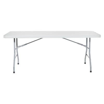 6" Resin Multi Purpose Table Light Gray - OSP Home Furnishings 4 6" Resin Multi Purpose Table Light Gray - OSP Home Furnishings - Image 2