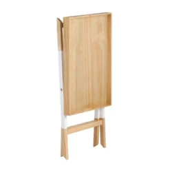 Remus Folding Tray Table Oak Brown/White - Universal Expert -Baxton Home Shop GUEST 737ddfa7 bb71 4eaa 853f 078dca6ebc83