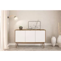 Sienna Sideboard Walnut/White - Polifurniture -Baxton Home Shop GUEST 74260e9a e6bd 4ab3 a0b6 456fe9b41ab4