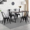 Yaheetech Pack Of 4 Stackable Classic Metal Dining Chair For Indoor Outdoor -Baxton Home Shop GUEST 74d61cc5 d566 4011 aa03 c0047c9c3f9b