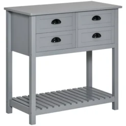 HOMCOM Sideboard Buffet Cabinet, Storage Serving Console Table With 4 Drawers And Slatted Bottom Shelf For Kitchen, Living Room 13 HOMCOM Sideboard Buffet Cabinet, Storage Serving Console Table With 4 Drawers And Slatted Bottom Shelf For Kitchen, Living Room -Baxton Home Shop GUEST 75344c35 802b 4076 ad0f 3a74c010022e