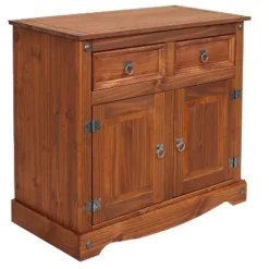 Sunnydaze Decor Sunnydaze Kitchen Sideboard Cabinet With 2 Drawers And 2 Doors - Solid Pine Construction -Baxton Home Shop GUEST 77df95c4 5638 4ec9 be37 3d7d2f1f055d