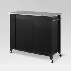 Full Savannah Stainless Steel Top Kitchen Island Cart - Crosley -Baxton Home Shop GUEST 782492d7 4e76 4f45 b569 a6aaa332c63f