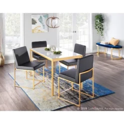 Set Of 2 High Back Fuji Contemporary Dining Chairs - LumiSource -Baxton Home Shop GUEST 788683b7 a68c 4f39 804c 875c8f9051dd