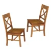 Set Of 2 Traditional Distressed Wood Dining Chairs - Saracina Home -Baxton Home Shop GUEST 78cec094 b721 43e2 82b3 53adc37bfb78