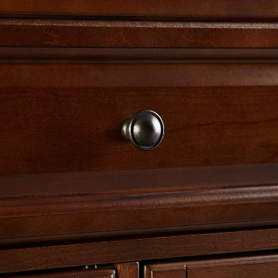 Lafayette Granite White Top Full Size Kitchen Island/Cart Mahogany - Crosley 12 Lafayette Granite White Top Full Size Kitchen Island/Cart Mahogany - Crosley - Image 10