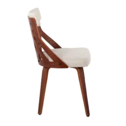 Set Of 2 York Dining Chairs Cream/Walnut - Lumisource 12 Set Of 2 York Dining Chairs Cream/Walnut - Lumisource -Baxton Home Shop GUEST 78f47294 4310 4030 a160 bcfee058c002