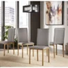 Set Of 4 Devoe Metal Upholstered Dining Chairs - Inspire Q -Baxton Home Shop GUEST 799f4f2c e2ea 4611 bbb3 9836b765450a
