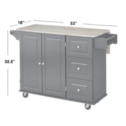 Aspen Kitchen Cart - Buylateral -Baxton Home Shop GUEST 7a7c2278 42b0 499c aa48 e6bb8b02d1b4