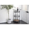 Industrial Metal Bar Cart Brown - Olivia & May -Baxton Home Shop GUEST 7e0bf42c faf1 434f 9c84 9165fd80f0c4