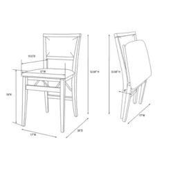 2pc Claire Folding Chair Espresso - Linon 23 2pc Claire Folding Chair Espresso - Linon -Baxton Home Shop GUEST 7ee90153 6566 41c9 9dff c6aa57bc4855