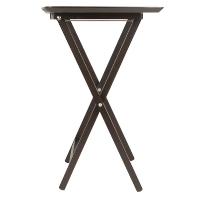 5pc Anila Fan Shape Snack Table Coffee - Winsome 7 5pc Anila Fan Shape Snack Table Coffee - Winsome - Image 5