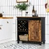 Costway Kitchen Buffet Storage Cabinet Sideboard W/Sliding Barn Door Wine Rack -Baxton Home Shop GUEST 7fd19fa3 258e 48e3 8c69 ab3718d692c7