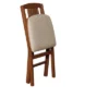 2pc Mission Back Folding Chairs Cherry - Stakmore